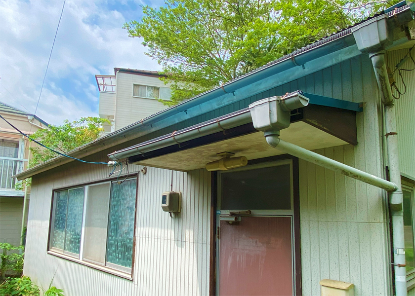 横浜市港南区の雨樋工事