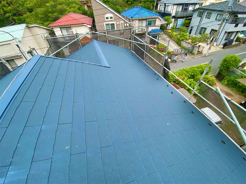横浜市港南区の住宅の屋根工事